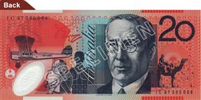 Australian $20 dollar Bill